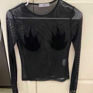 Adika Mesh Fire Top